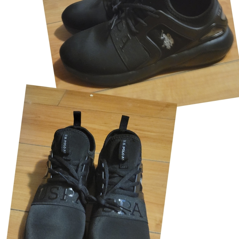 Ladies athletic shoes size 8 black